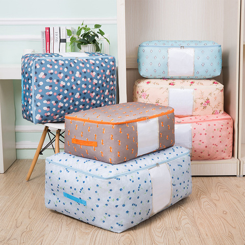 Storage Bag Clothes Blanket Closet  Quilts Bag Waterproof Wardrobe - Quilt  Clothes - Aliexpress