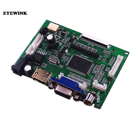 EYEWINK LCD Display TTL LVDS Controller Board HDMI VGA 2AV 50PIN for AT070TN90 92 94 Support Automatically VS-TY2662-V1 ► Photo 1/1