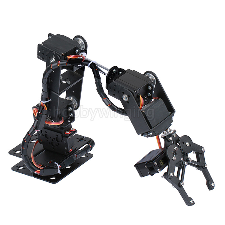 Silver 1 DOF Rotating Base Robot Arm Mechanical Manipulator Arm Accessories 