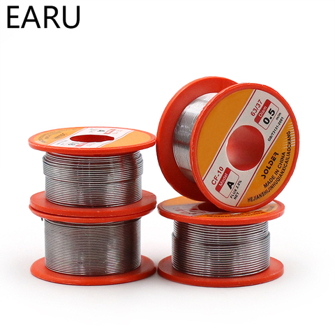 50g One Roll 0.3/0.4/0.5/0.6/0.8/1.0mm Diam 60/40 63/37 Clean Rosin Core Welding Tin Lead Solder Iron Wire Reel Soldering Tools ► Photo 1/6