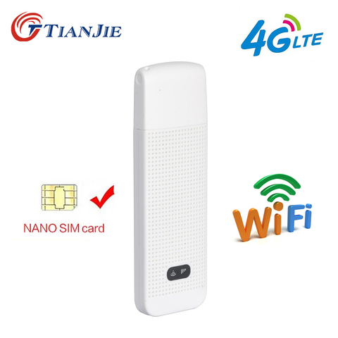 TIANJIE LDW922 3G 4G universal WiFi Router Mobile Portable Mini Wireless USB modem dongle with nano SIM Card Slot ► Photo 1/6