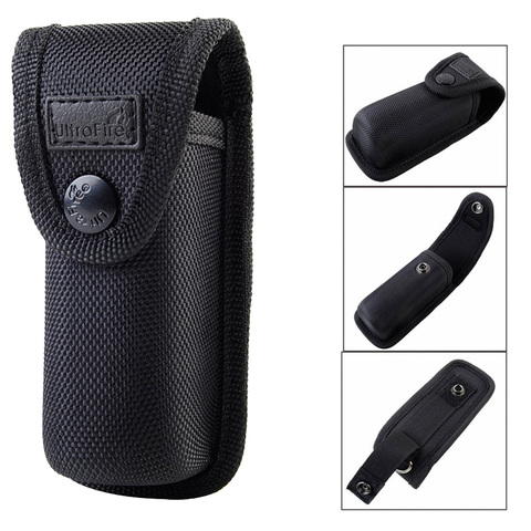 Tactical Flashlight Holster Molle Pouch Outdoor Hunting Hiking Portable Electronic Torch Holster Cover Case for Belt BK ► Photo 1/6