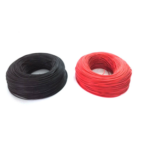 22# Silicone Wire 100m/lot 22 AWG Silica Gel Wires 22AWG Conductor Construction 60/0.08mm High Temperature Tinned Copper Cable ► Photo 1/3