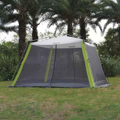 Automatic Speed Open Outdoor Ultralarge Oversized 5-8 Person Use Sun Shelter Beach Tent Large Gazebo Camping Essential Equipment ► Photo 1/5