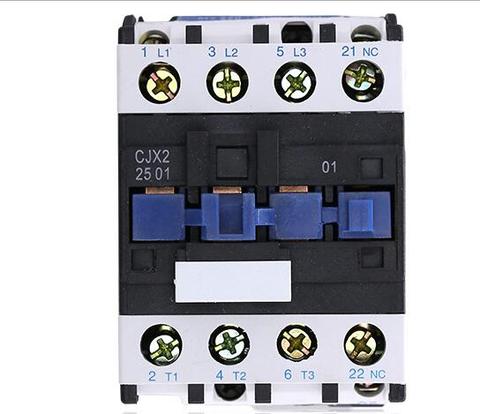 LC1D AC Contactor CJX2-2501 25A NC 3-Phase DIN Rail Mount Electric Power Contactor 24V 36V 110V 220V 380V ► Photo 1/1