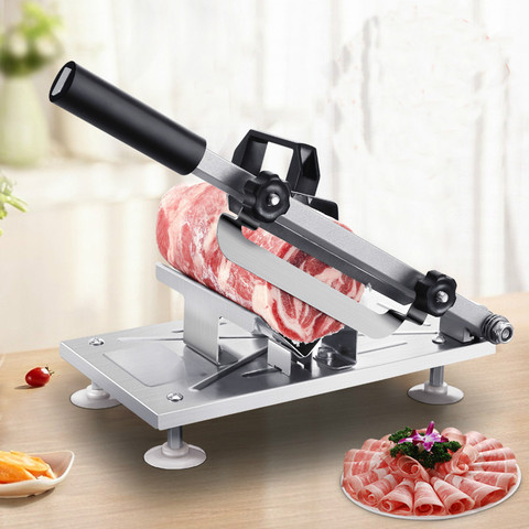 Meat Slicer Automatically Deliver Meat Lamb Slicer Manual Cutting Machine Meat Cutting Artifact Easy-cut Frozen Beef and Mutton ► Photo 1/1