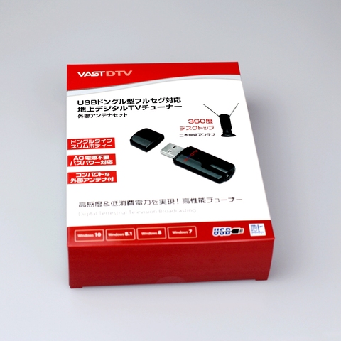 Japan Full Seg ISDB-T GENIATECH VASTDTV VT 20 USB HD TV Tuner Stick PC TV tuner Support B-CAS ► Photo 1/5