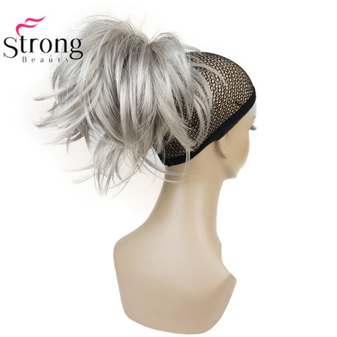 Silver 10-12inch Short Natural Wave Ponytail Hair Extension With Claw Clip In Hairpiece COLOUR CHOICES ► Photo 1/6