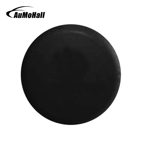 AuMoHall Black Car Wheel Cover PVC Leather Spare Tire Cover Tyre Accessories for 13