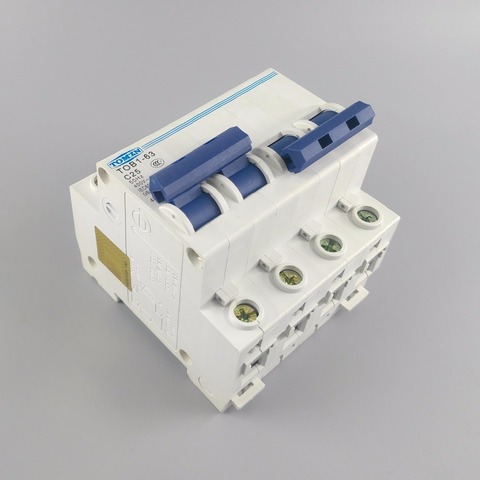 2P 25A MTS Dual power Manual transfer switch Circuit breaker MCB  400V~ ► Photo 1/5