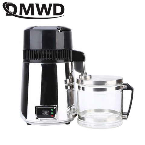 DMWD Pure Water Distiller 304 Stainless Steel Distilled Water Machine Dispenser Filter 4L Dental Distillation Purifier 110V 220V ► Photo 1/6