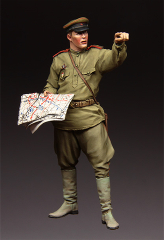 1/35 Resin Figure Model Kit 113 Red Army Officer Unassembled unpainted Top ► Photo 1/4