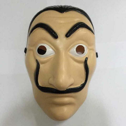 Comedy Master La Casa De Papel Dali Mask Halloween Masquerade Cosplay Funny Accessories ► Photo 1/6
