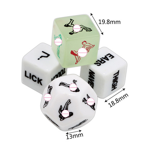 4pcs 12 sides Funny Sex Dice, sex pose luminous dice Romance Position Love  Adult Games sex Toys Erotic Craps Pipe For Couples - Price history & Review  | AliExpress Seller - HLLove Store 