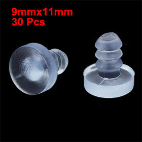 Uxcell Hot Sale 30pcs 9mmx11mm Rubber Anticollision Embedded Soft Stem Bumpers Screw Hole Plugs ► Photo 1/1