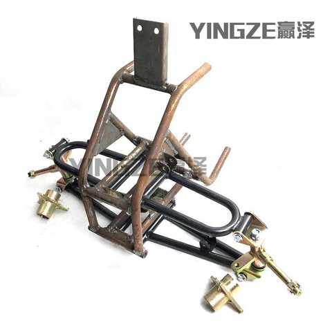 Go Kart Karting Four Wheel ATV Quad Buggy Front Suspension Frame Swingarms With Steering Knuckles ► Photo 1/1