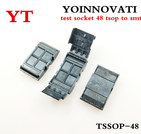 Free Shipping 2 pcs SMT TSOP48 TSOP 48 Socket for Testing Prototype 0.5mm best quality. ► Photo 1/1