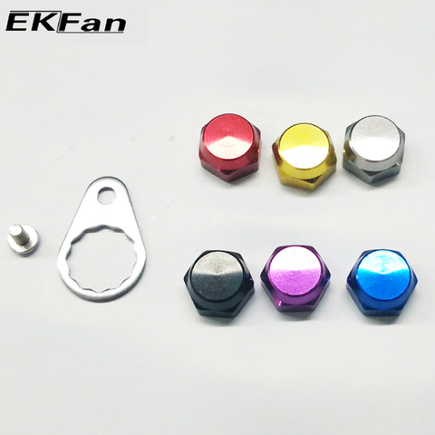 EKFan Left Hand Right Hand Crank Nut Screw With Plate For Fishing Reel Screw Cap For Daiwa ABU Reel ► Photo 1/6