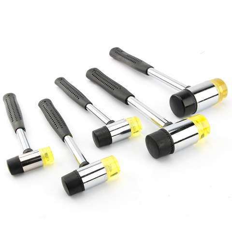 Double Face Tap Rubber Hammer 25mm 30mm 35mm 40mm 45mm Multifunctional Glazing Window Beads Hammers Nylon Head Rubber Mallet ► Photo 1/6