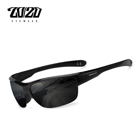 20/20 Brand Design Classic Black Polarized Sunglasses Men Vintage Square Lens Sun Glasses Male Driving Eyewear Gafas PL289 ► Photo 1/6