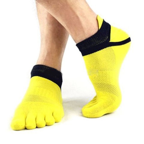 Men's Cotton Toe Socks Pure Five Finger Socks Breathable One Pair ► Photo 1/6