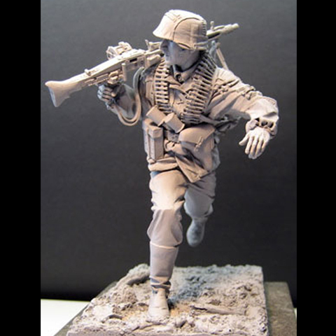 1/16 resin figure soldiers wwii Normandy war 140G ► Photo 1/6