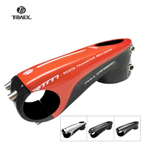 TMAEX New Model Red Full Carbon Stem Bicycle Road Bicycle Stems Mountain Bike Stem Bicycle Parts 31.8*80/90/100/110MM Ultralight ► Photo 1/5