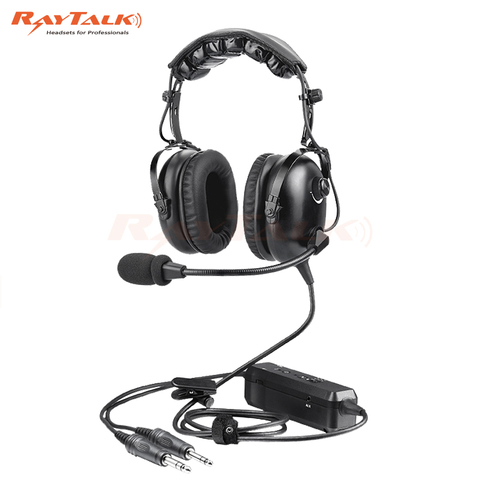 Bluetooth headphone Aviation Pilot Headset, Active Noice Reduce, Comfortable Ear Pad, MP3 Support, GA Plugs, Include Headset Bag ► Photo 1/6