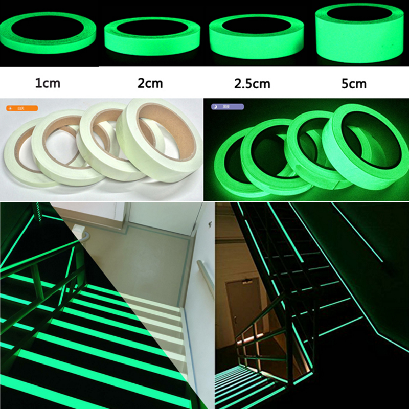 UV Glow Tape Party Sticker Black Light Reactive Glow In The Dark  Fluorescent Tape Neon Gaffer Tapes Safety Warning Home Decor - AliExpress