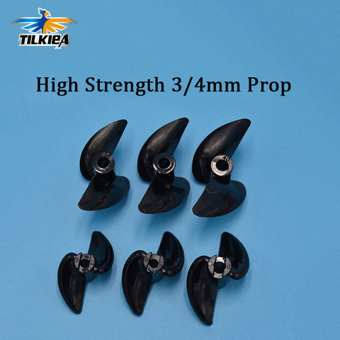 RC Boat Oar Quant Two Blades Paddle 2 Blades Nylon Boat Propeller  High Strength  for 3mm/4mm Rc Prop Shaft ► Photo 1/6