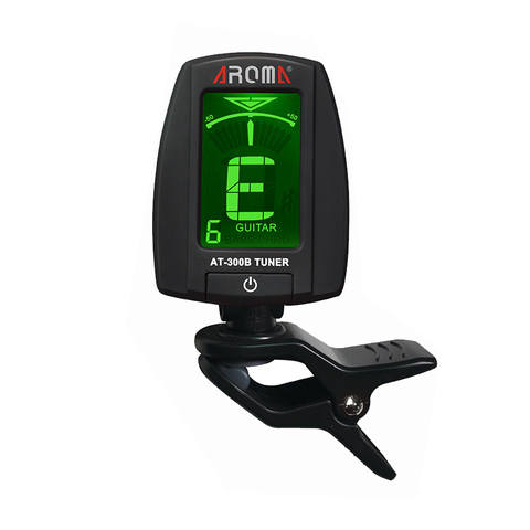 Aroma AT-300B Professional Guitar Bass Chromatic Clip On Digital Tuner Rotatable 360 Degree LCD Display ► Photo 1/6