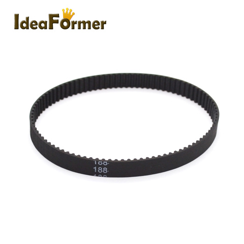 GT2 2GT Closed Loop Timing Belt width 6mm Pulley Length 160 188 200 610 2270 mm 3D Printer Parts Closed Loop Rubber Synchronous ► Photo 1/4