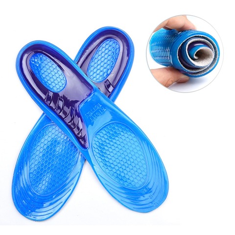 Silicone Anti-Slip Gel Soft Sport Shoe Insole Pad S/L Size Orthotic Arch Support Massaging Insole ► Photo 1/6