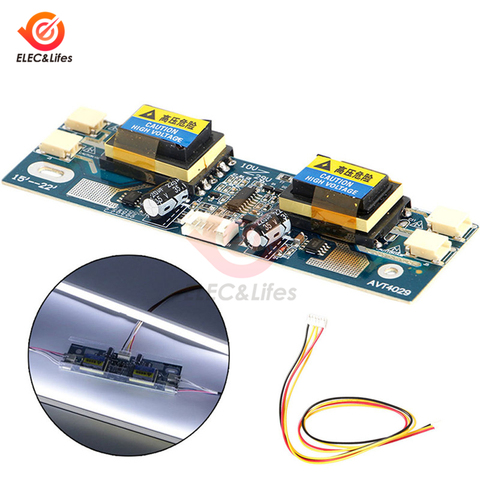 4 Lamp Universal CCFL Inverter LCD laptop Monitor Module 10-30V high-voltage board for Laptop 15-22 Inch LCD Display Widescreen ► Photo 1/6