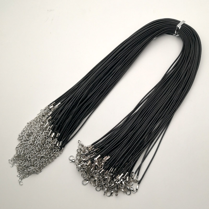 Lots 10/50pcs Long Suede Leather String Necklace Cord Jewelry Making DIY 