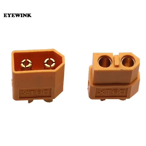 10 Pairs XT60 Yellow Battery Connector Set 4.5mm Male Female Gold Plated Banana Plug ► Photo 1/2