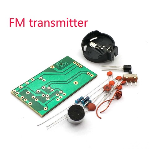 Simple FM wireless microphone FM transmitter board parts electronic training radio diy kit FM microphone transmitter ► Photo 1/4