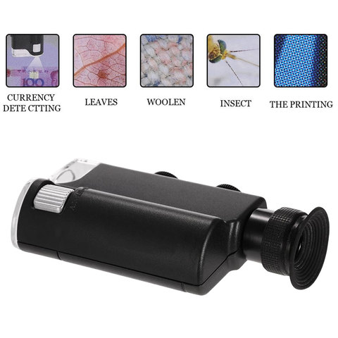 Microscope Light 100X Magnifier Magnifying Glass Pen Type