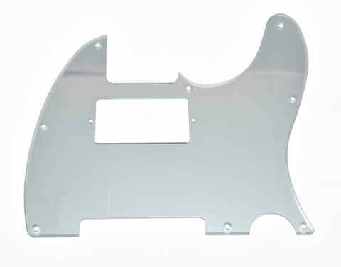 Silver Mirror  Telecaster Style Humbucker Scratch Plate Pickguard ► Photo 1/1