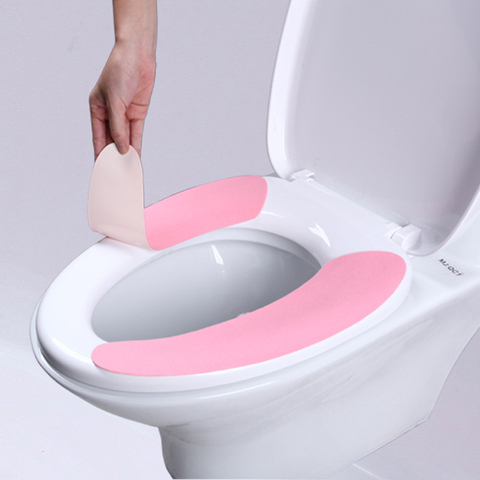 Soft Comfortable Artificial Fiber Washable Bathroom Toilet Seat Cover Mat Lid Closestool Cloth ► Photo 1/6