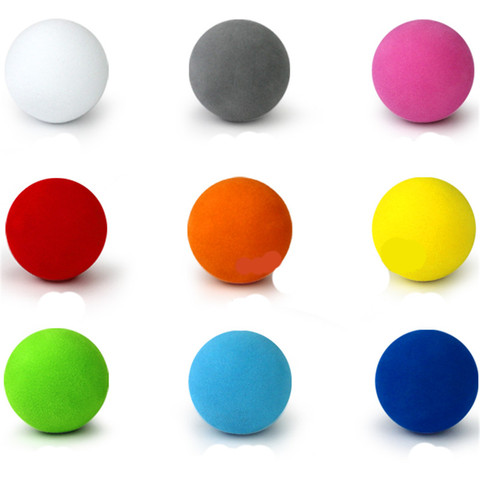30pcs 42mm EVA Foam Golf Soft Sponge Monochrome Balls for Outdoor Golf Practice Balls for Golf/Tennis Training Solid 9 Colors ► Photo 1/6