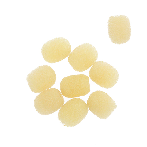 10Pcs Yellow Small Microphone Windscreen Soft Sponge Cover Microphone Headset Cover ► Photo 1/6