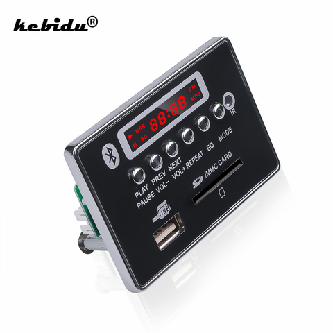 kebidu Hands-free MP3 Decoder Board Bluetooth Module Car USB MP3 Player USB FM Aux Radio for Car Integrated Remote Control New ► Photo 1/6