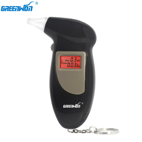 GREENWON digital alcohol tester breath alcohol tester breathalyzer breathalyser alcohol breath tester ► Photo 1/6