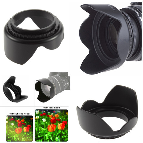 limitX 58mm Lens Hood for Canon EOS 77D 80D 100D 200D 250D 550D 600D 650D 700D 750D 760D 800D 1000D 1100D 1200D 1300D 18-55mm ► Photo 1/6