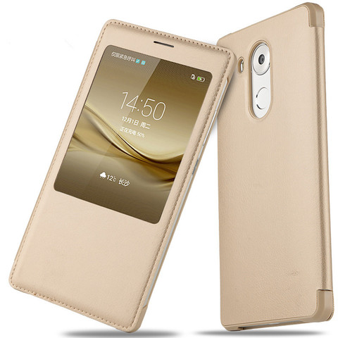 Luxury Mate8 View Window PU Leather Flip Case For Huawei Mate 8 Ascend Phone Cover ► Photo 1/6