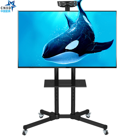 Mobile TV Cart with Universal TV Mount for 32-60 inch LCD LED Plasma TV Mount Floor Display Stand Carts/Trolley With DVD Holder ► Photo 1/6