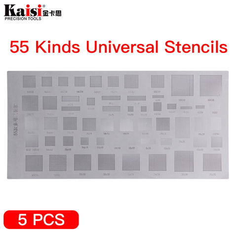 Kaisi 55 Kinds of Universal Phone Solder Paste BGA Reballing Stencils ► Photo 1/4