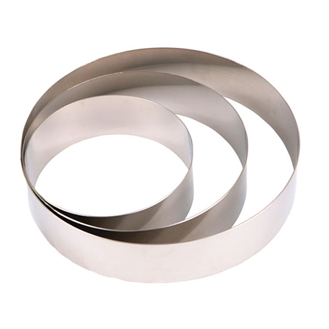 6/8/10 Inch Round Stainless Steel Mousse Ring Mousse Cake Mold Wedding Cookie Cutter Kitchen Fondant Baking Mold ► Photo 1/6