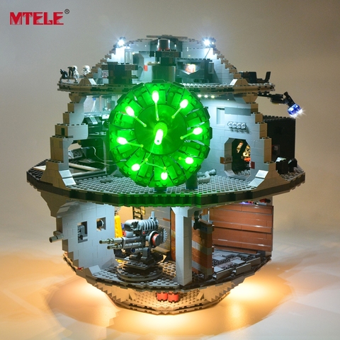 MTELE Led Light Kit For 10188 Star war Death Star Building Blocks Light Set Compatible With 05026 (NOT Include The Model) ► Photo 1/6